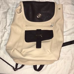 Black and Tan mini backpack